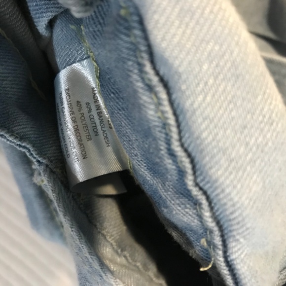 DKNY toddler jean jumper romper shorts with button front - Picture 2 of 3